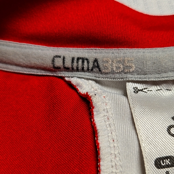 Adidas originaL Short sleeves men's small clima365 red jersey, mint VTG shape - Picture 6 of 13